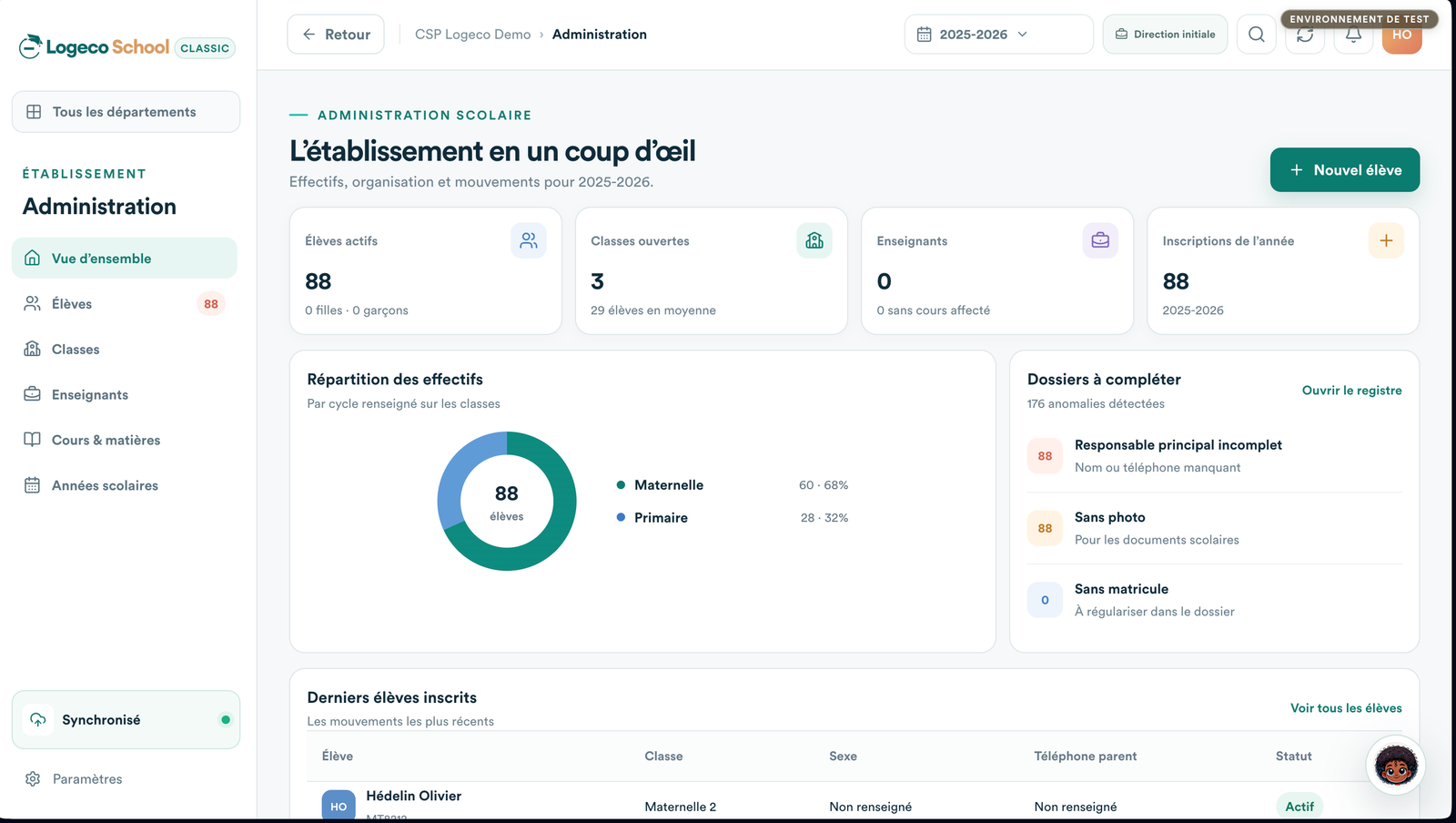 Administration scolaire